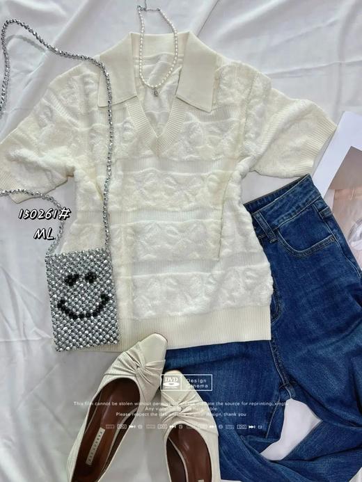 33GAR150261#蝴媒结领套头衫 商品图0