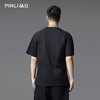 PINLI品立2025夏季新款男士天马烫钻圆领短袖T恤上衣BG252111033 商品缩略图2