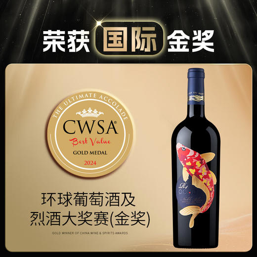 傲鱼尊蓝R4赤霞珠红葡萄酒750ML瓶*1瓶（无礼盒）100%智利原瓶进口【XPTX】 商品图3