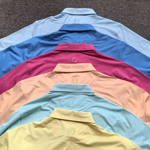 大码福利，外贸欧美正品FJ 糖果色男款高尔夫短袖体恤.
浅绿色M L XL XXL 黄色L XL 橘黄色L XXL
天蓝色XXL 宝蓝色M
欧码偏大 商品图2
