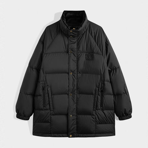 GXG男装 黑色立领长款羽绒服 冬季热卖羽绒服 GEX1D2429944 商品图4