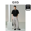 GXG男装  黑色宽松圆领短袖T恤 24年夏季热卖G24X442028 商品缩略图1