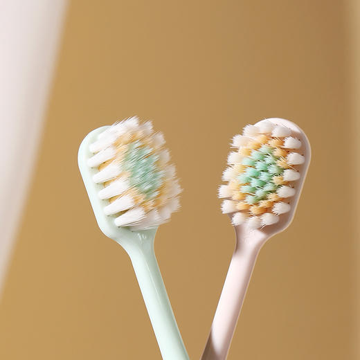 【三支装！宽薄刷头，软毛牙刷】成人宽薄头牙刷 软毛三支装 男女家用清洁大头牙刷 软毛高级牙刷-QQ 商品图2
