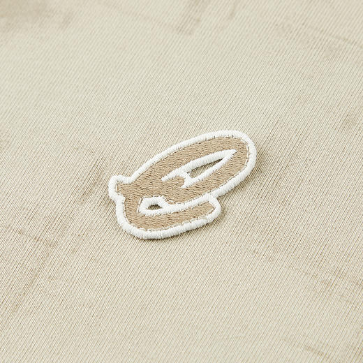 GXG男装  夏季字母绣花简约休闲宽松圆领短袖t恤男 商品图4