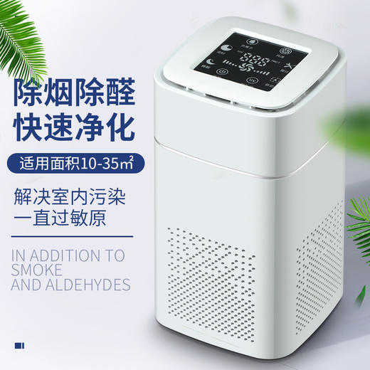 【小巧便携，智能净化】四面进风，智能款，去除有害物质！家用空气净化器，USB桌面小型便携式，释放清新空气！！！ 商品图3