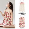 夏季女士带胸垫吊带睡裙无袖免穿内衣文胸裙透气舒适不走光防凸点2025新款夏季睡衣 商品缩略图3