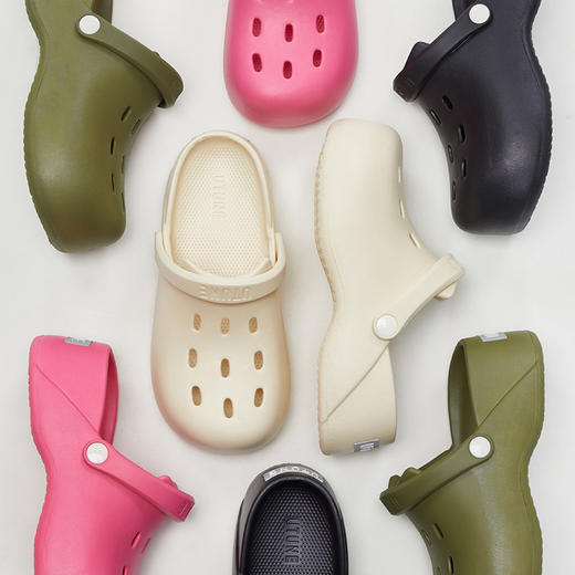 【代发】优调凉拖 厚底慕斯鞋 拖鞋女款家居休闲 商品图1