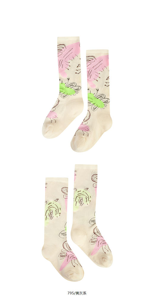 jnby  25年夏款  高筒袜  6P4N13320 商品图7