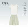 【2025年春夏新品】i-baby/英伦宝贝自然生长恒温抑菌家居服男童针织女童睡衣低敏短袖短裤套装亲子装 商品缩略图10