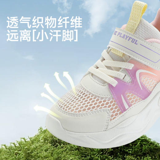 B.Duck小黄鸭童鞋夏季男女童儿童运动鞋28-35 B1686879 商品图2