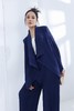 ESTELLICA 知性蓝色褶皱外套长裤套装 19981 商品缩略图2