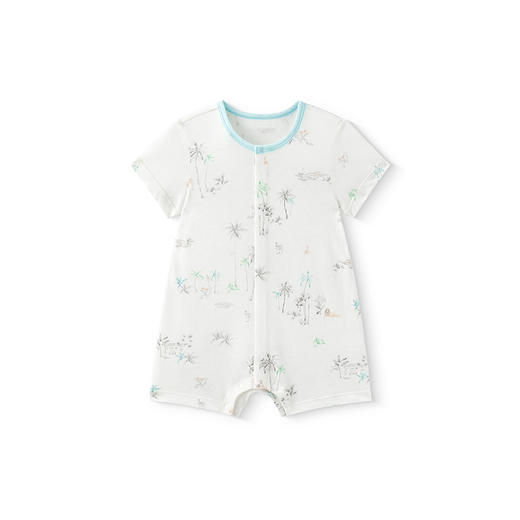 【商场同款】英氏婴儿衣服夏季透气新生儿连体衣2025新款轻薄爬服 商品图4