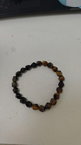 MV151-A-X027MV0001603 周大福CHOW TAI FOOK 集团旗下MONOLOGUE独白宝石黑曜岩/硅化玉玉髓手链手串