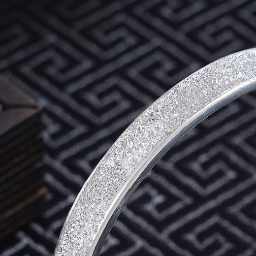 子佩集S999银【星辉斑斓】手工纯银手镯原创设计【55034111】2503 商品图4