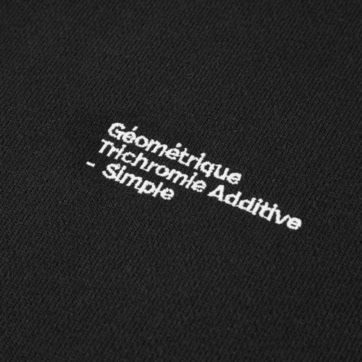 GXG男装 黑色字母印绣圆领卫衣 冬季热卖时尚卫衣GEX13127054 商品图3