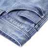 GXG男装 蓝色锥形水洗牛仔裤修身长裤 牛仔裤G24X052018 商品缩略图3
