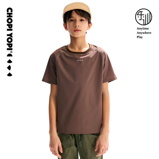 【洞洞皮】插肩反光线短袖训练T恤 chopiyopi 商品图1