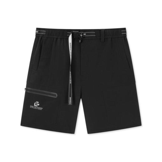 GXG男装 短裤男休闲工装风直筒字母织带 夏季热卖爆款休闲短裤 商品图4