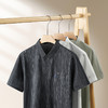 【棉质】【DPF】大依优型大码短袖衬衫夏季薄款半袖体恤男士加大码运动休闲半袖胖子 商品缩略图1