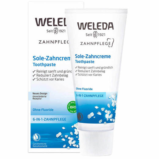 WELEDA维蕾德海盐健齿牙膏75ML 商品图1