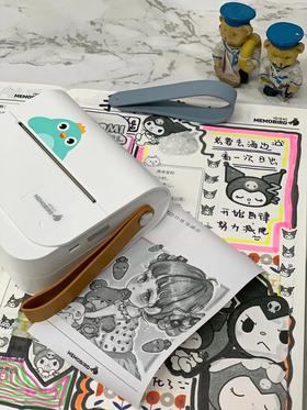 【咕咕机学习打印机G5SE(3寸蓝牙)】 迷你迷小型学习便携式口袋彩色纸学生家用便宜手账手机蓝牙整理神器