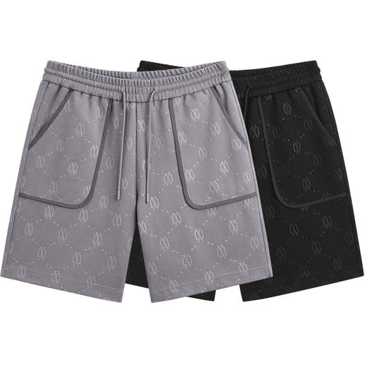 GXG男装 百搭满印抽绳休闲短裤    夏季热卖#爆款休闲短裤G24D222036 商品图4