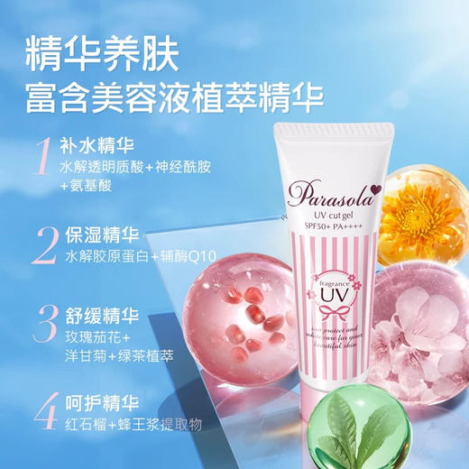 【懂你的养肤防晒】日本Naris Up娜丽丝防晒喷雾 /防晒霜 女面部全身spf50保湿隔离90g 商品图6