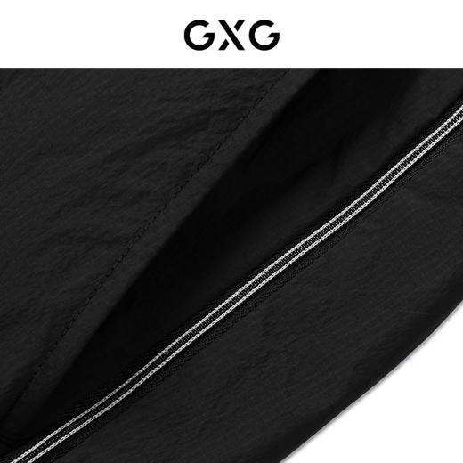 GXG男装 黑色轻薄休闲短裤时尚防晒裤 24年夏G24X222033 商品图3