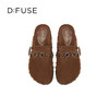 Dfuse迪芙斯2025春季新款游牧风户外半拖复古包头勃肯鞋轻便一脚蹬懒人鞋DFD1110125 商品缩略图9