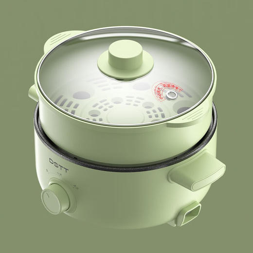 都市太太（DStt）都市太太艾奇蒸煮一体电火锅多功能多用途锅电热锅分体式不粘锅 商品图0