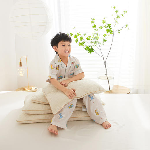 自然醒A类亲子亚麻荞麦枕全荞麦壳枕芯成人低枕家用护颈专用睡眠硬枕XK 商品图10