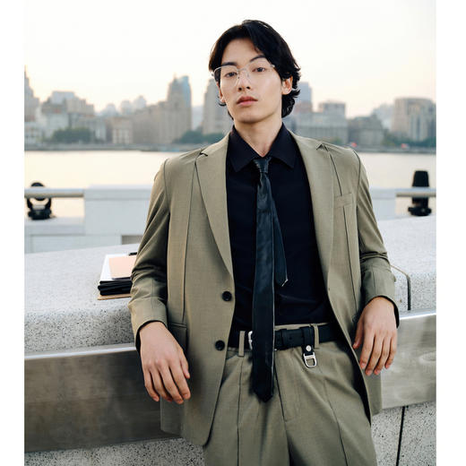 GXG男装  零压系列不易皱商务休闲西装男士西服外套 24年春热卖 商品图2