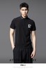 PINLI品立2025夏季新款男士短袖POLO衫植绒印花修身休闲百搭上衣BG252112027 商品缩略图0