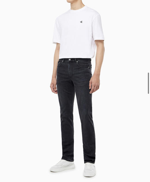 西K 春秋款 小直筒水洗烟灰黑 牛仔裤 NZK236 商品图1