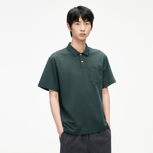 GXG男装 休闲短袖男  夏季热卖胸口贴袋polo衫#G24D242278 商品图2