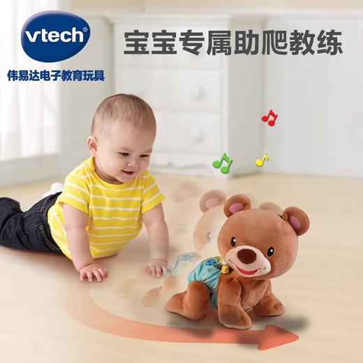 VTech伟易达学爬布布熊婴儿引导爬娃玩具宝宝爬行神器电动爬爬熊 商品图2