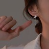 【敦煌蝴蝶流苏纯银耳钉】小清新蝴蝶镶钻流苏 耳钉女气质长款 森系甜美耳坠 商品缩略图4