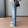 土耳其牛仔！2025重工水洗显腿直复古休闲显瘦25春夏新品直筒牛仔裤女款！ 商品缩略图1