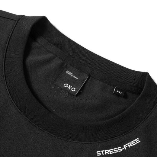 GXG男装 零压系列黑色短袖T恤 24年夏季热卖G24X442067 商品图2