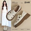 ZHR则则厚底罗马凉鞋女新款夏季包头编织猪笼鞋两穿镂空洞洞鞋女 商品缩略图2