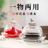 【庆学堂】透明如意鸭墨盒 印泥盒 带盖 玻璃材质 商品缩略图2