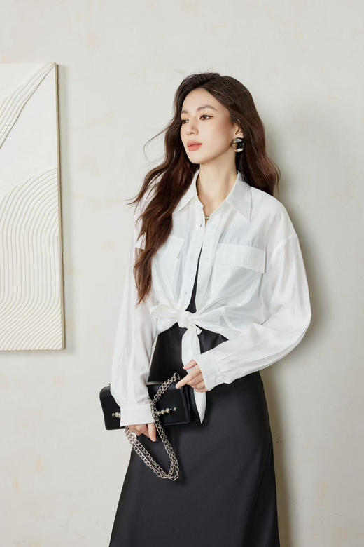 珞炫/LOFTSHINE白色衬衫 商品图2