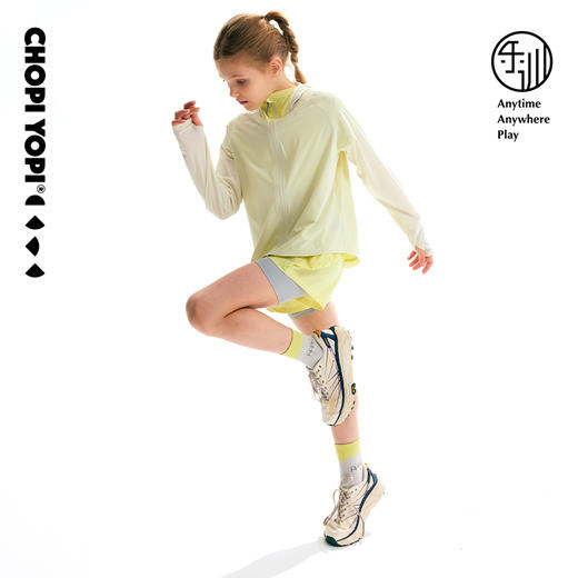 【洞洞皮】小飞摆假两件轻量短裤 chopiyopi 商品图4