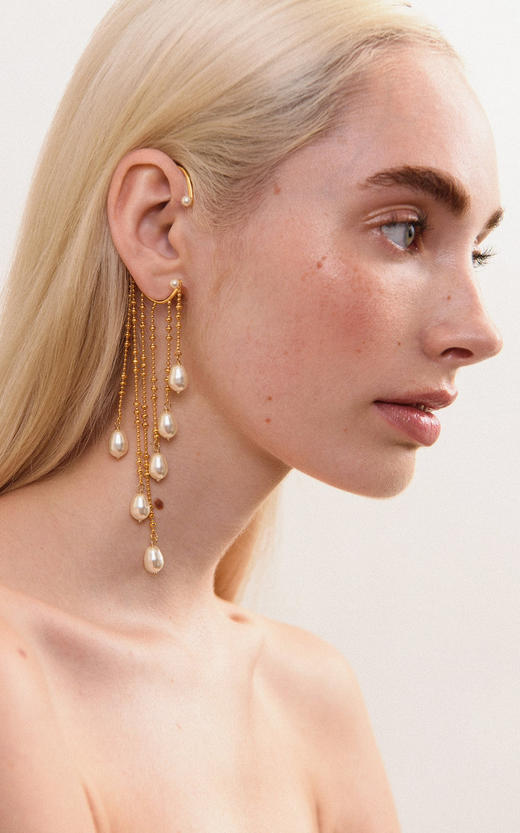 Chabaux Dallas Jaipur耳挂（金/银2色）（单个） 商品图1