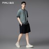 PINLI品立2025夏季新款男士宽松渐变圆领短袖T恤上衣GD252111315 商品缩略图1