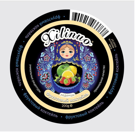 巧力莲牌  水果硬糖 200g  （菠萝和芒果味/草莓和黑加仑味/混合水果味/森林浆果味/什锦水果味/香橙和柠檬味） 商品图3