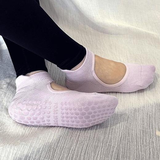 【现货秒发】壁虎瑜伽【2503WZ348】脚背镂空防滑瑜伽袜 商品图3