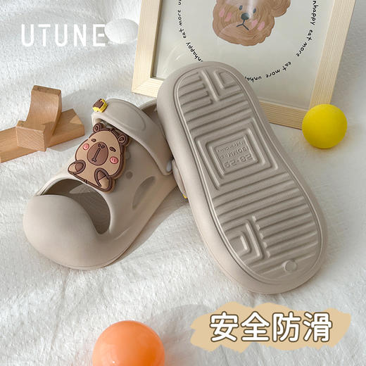 【代发】优调凉拖鞋 儿童卡皮巴拉儿童凉鞋 童鞋休闲鞋子 商品图5