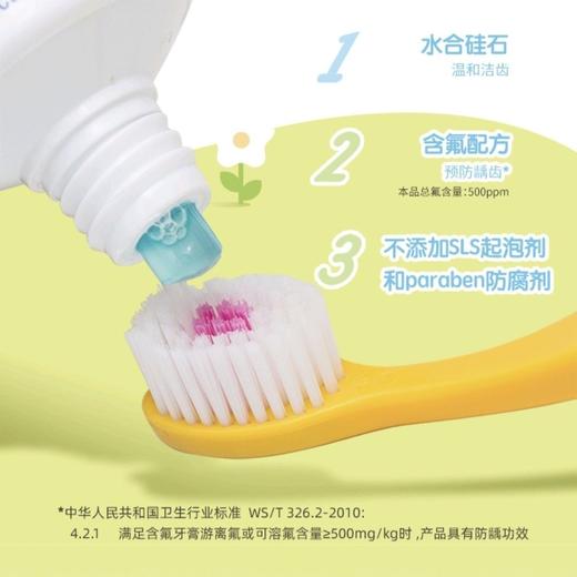 【挪威Jordan防蛀儿童牙膏0-5岁含氟水果味1支装荔枝多口味（26年6月） 商品图5