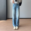 土耳其牛仔！2025重工水洗显腿直复古休闲显瘦25春夏新品直筒牛仔裤女款！ 商品缩略图5